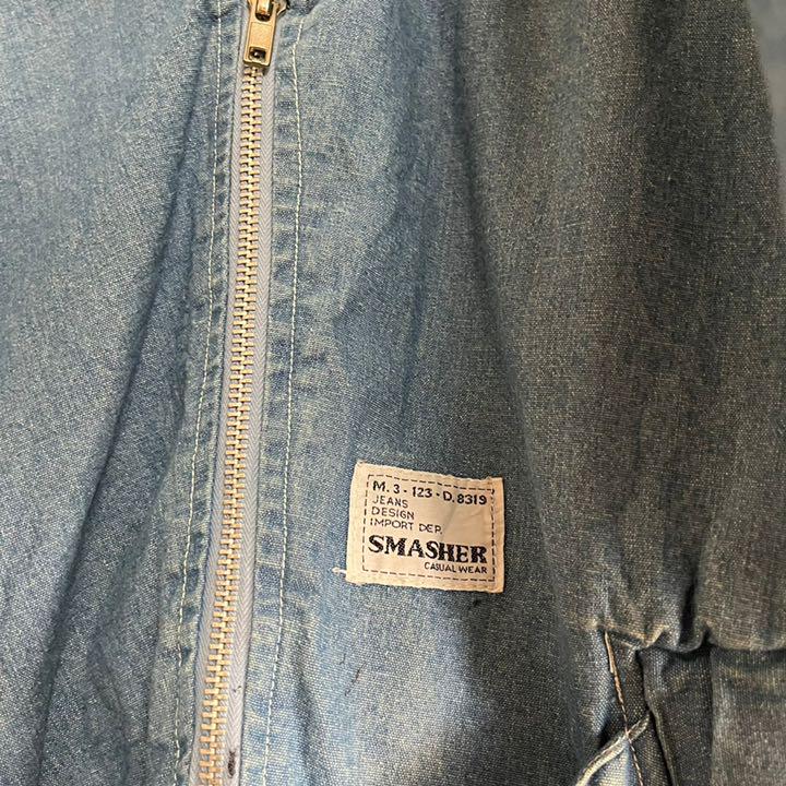 HOT爆買い vintage ショールカラー ハーフボタン デニムブルゾン XrvSi-m88497349528 デザイン レトロ 定番最新作