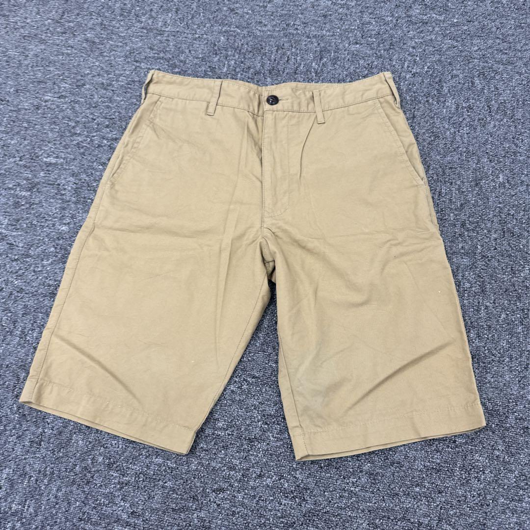 ベージュ カジュアルショートパンツ ポケット付き