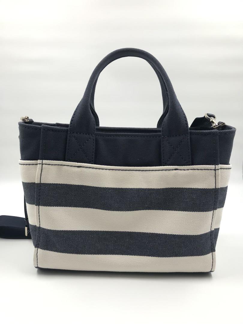 kate spade ジェットビーチ タイム ストライプ キャンバス 2wayΩ