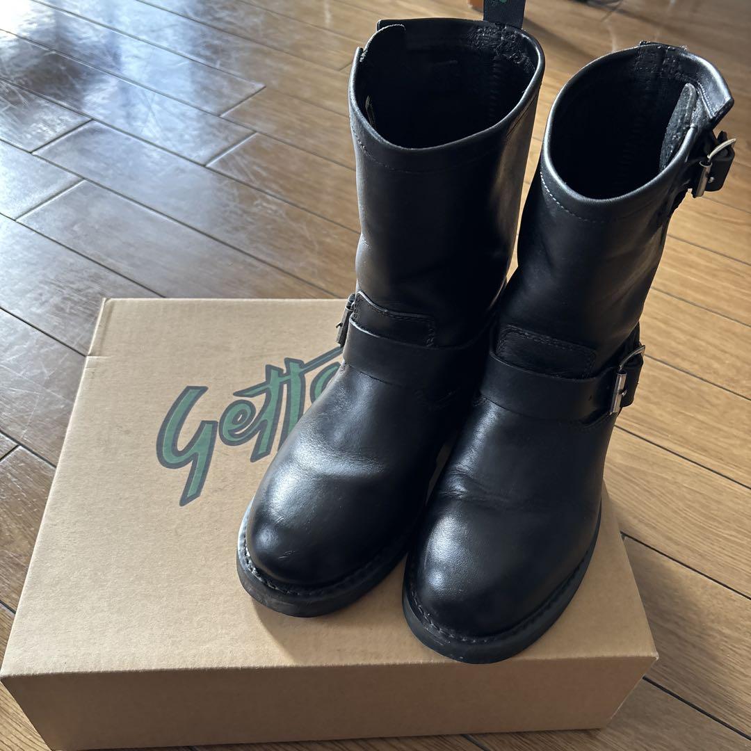 【美品】【良品】Getta Grip ゲッタグリップ　エンジニアブーツ　UK4 GETTA GRIP - Getta Grip レアカラー ホワイト 白 エンジニア