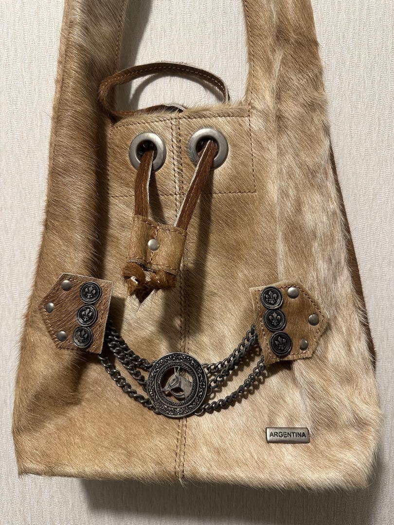 バッグ Vintage 70s Unborn Craf Leather Bag