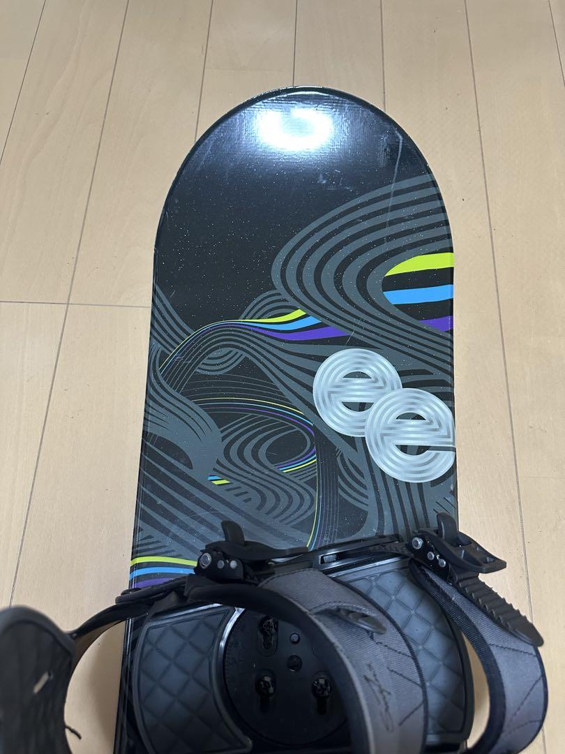 スノーボード epic 155cm ビンディング SEVENS size S/M