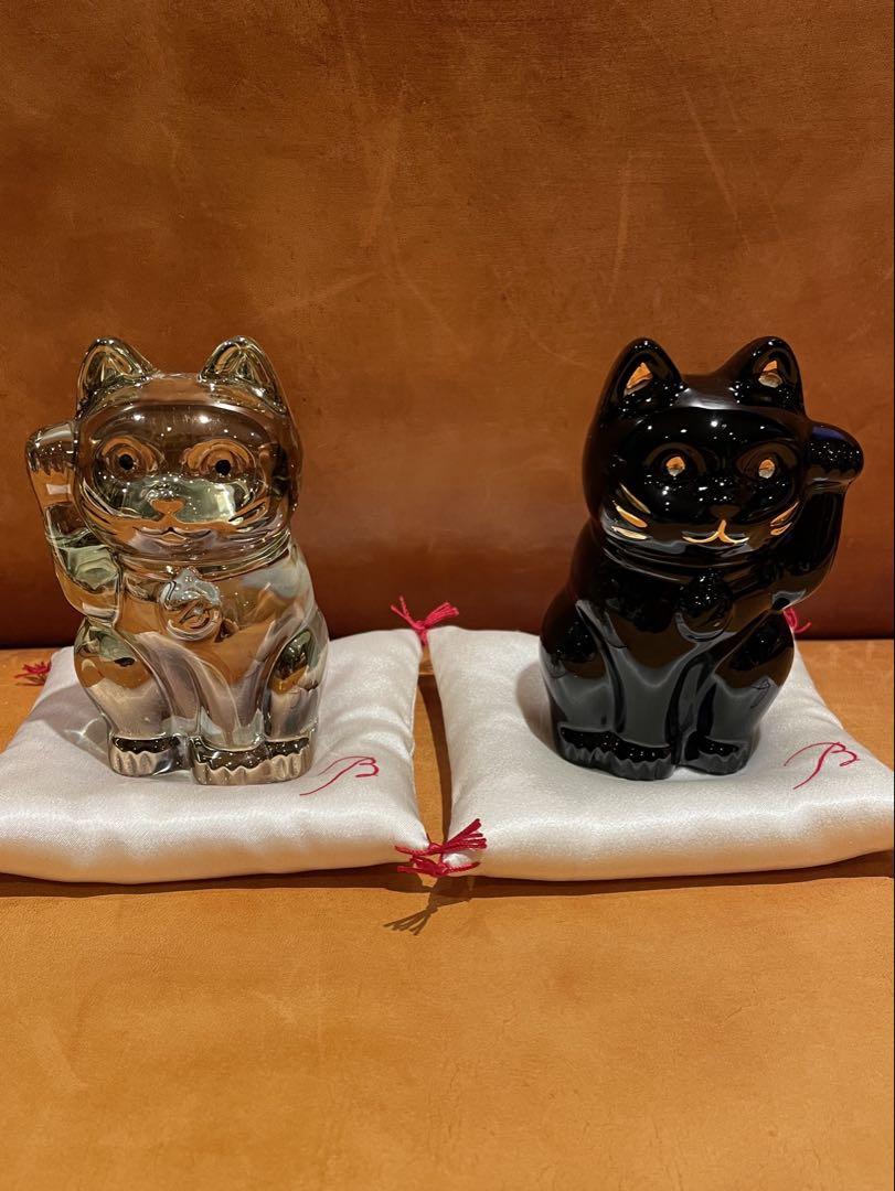 バカラ　baccara 招き猫　2点セット