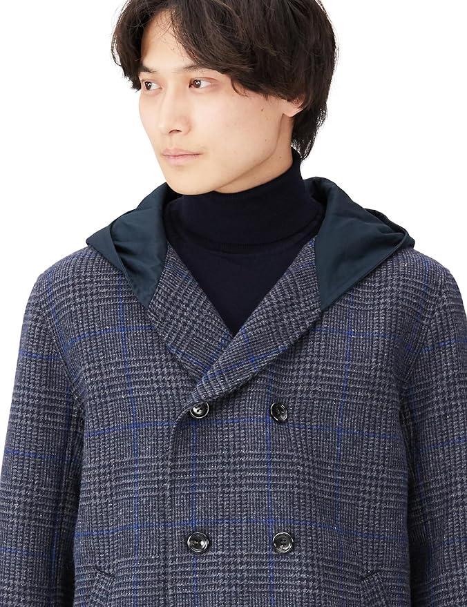 【新品】日本製 FORTUNA Tokyo メンズ フード Pコート