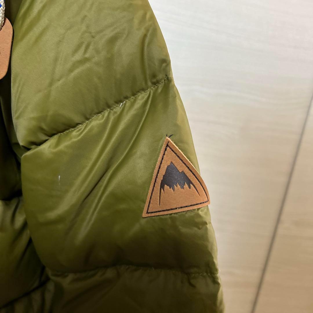 極美品 BURTON バートン ダウン カーキ ロゴ ダウン90 ジャケット 極美品 BURTON バートン ダウン カーキ ロゴ ダウン90 ジャケット