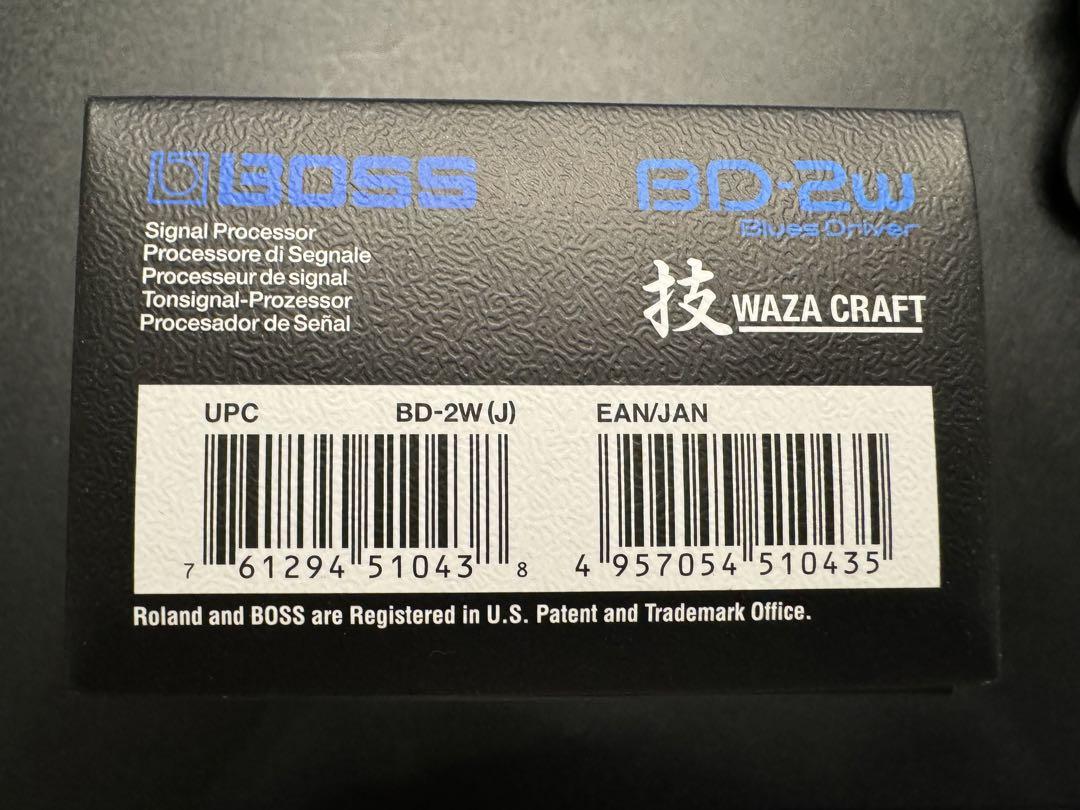 BD-2W(J) MADE IN JAPAN Blues Driver 技 W…