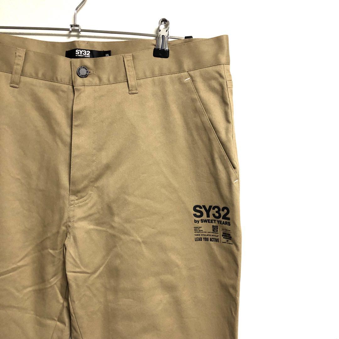SY32 STRETCH TWILL PANTS ゴルフ ベージュ　XXL