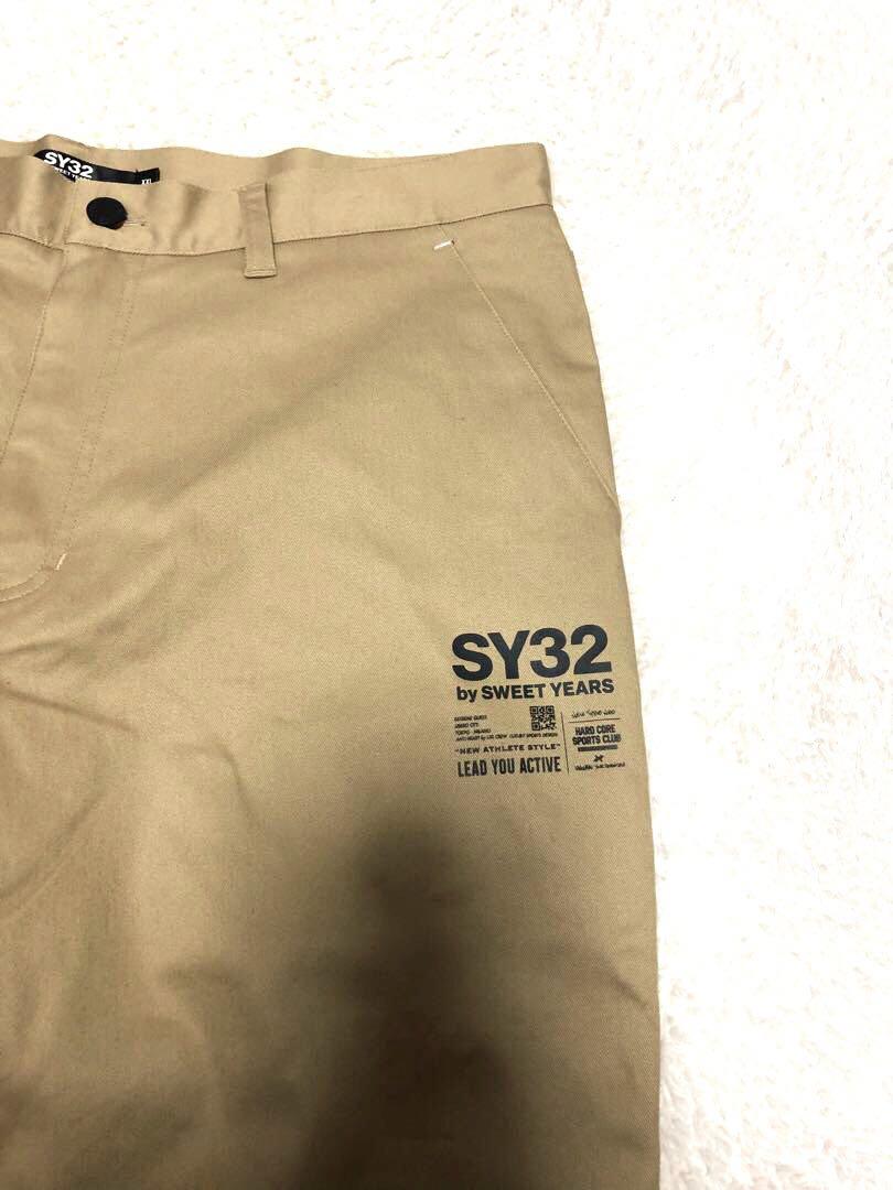 SY32 STRETCH TWILL PANTS ゴルフ ベージュ　XXL