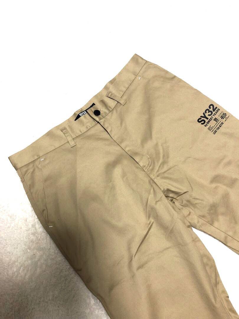 SY32 STRETCH TWILL PANTS ゴルフ ベージュ　XXL