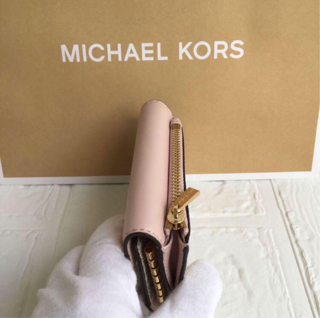 新品 MICHAEL KORS マイケルコース ピンク キーケース 財布 新品 マイケルコース ホワイト ピンク キーケース 財布 - メルカリ