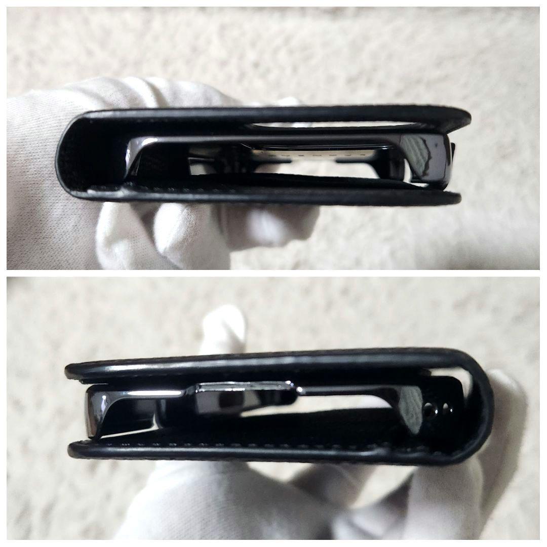 極美品 ボナベンチュラ iPhone16 PRO スタンドダイアリーケース 黒