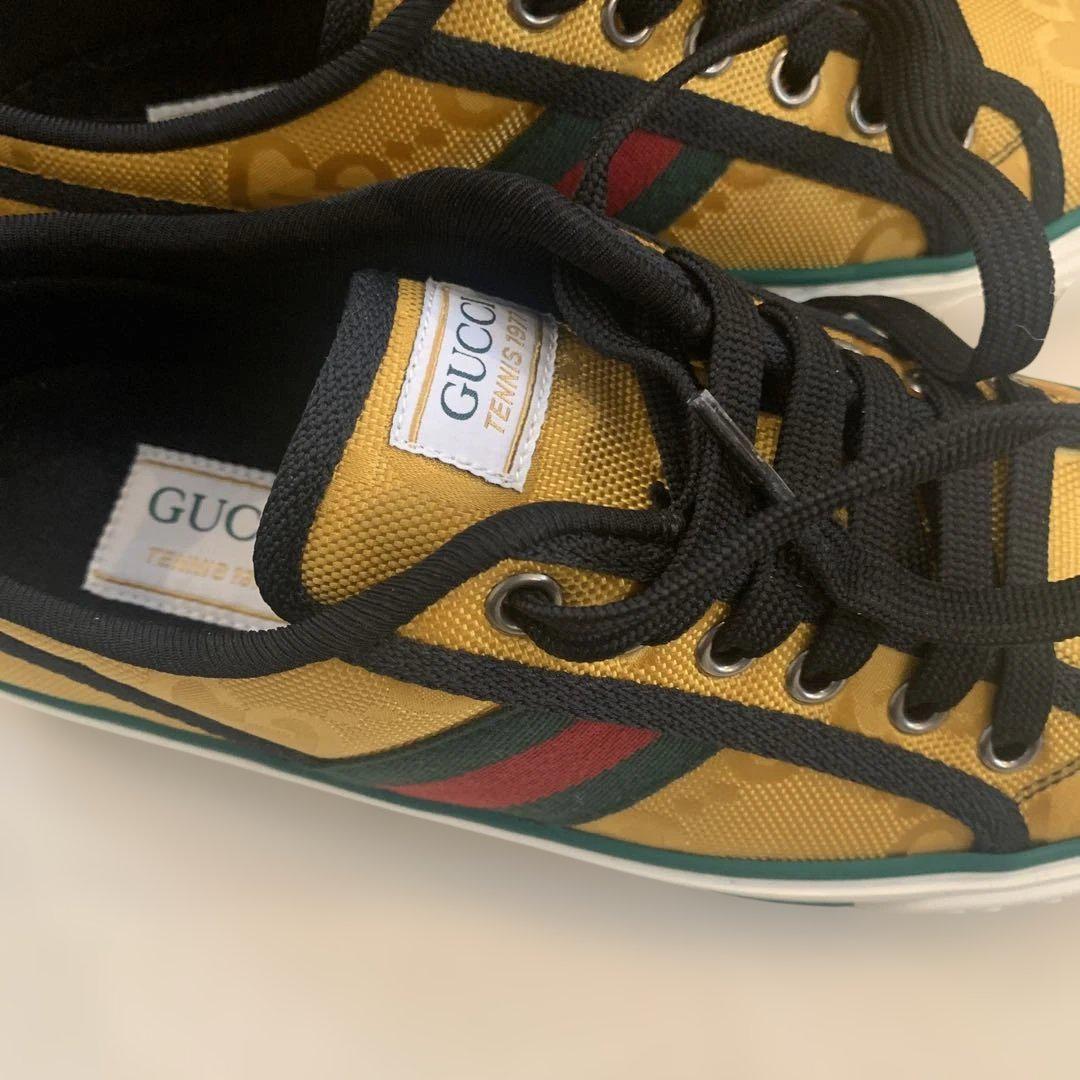 GUCCI スニーカー イエロー　ウェブライン　未使用　ミケーレ