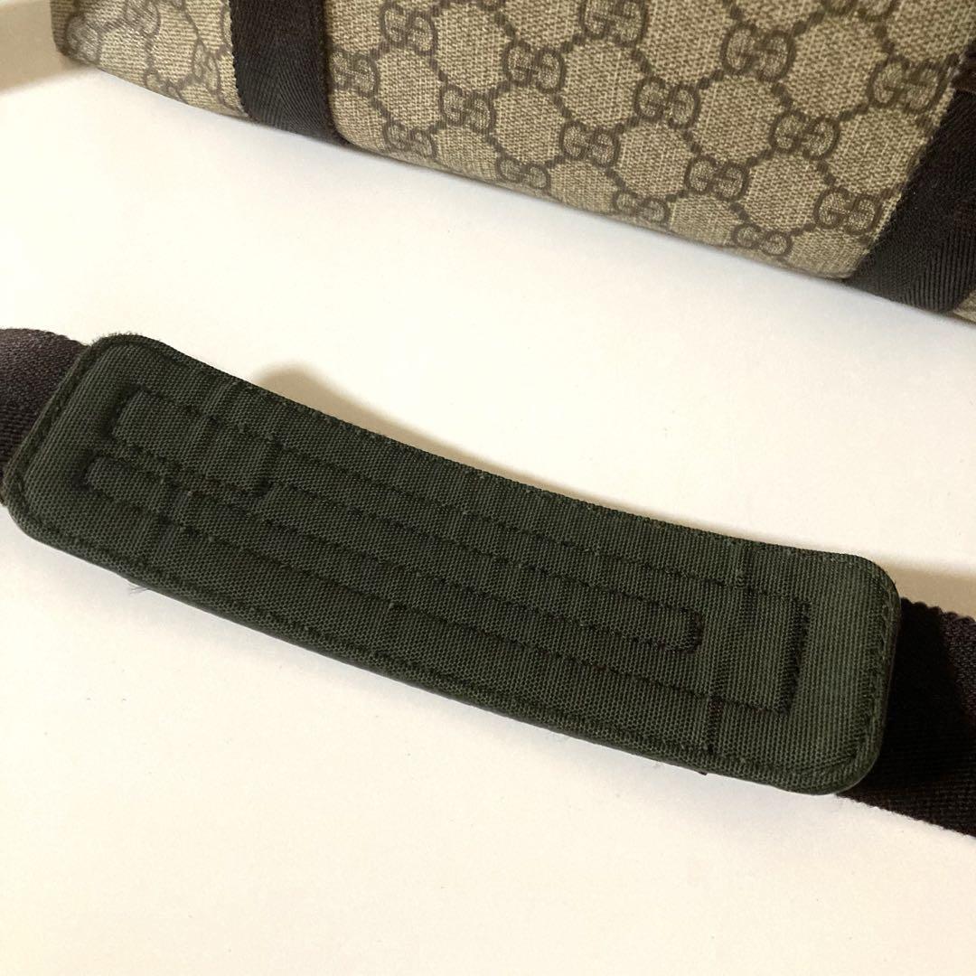 GUCCI グッチ GGスプリーム ショルダーバッグ PVC メンズ