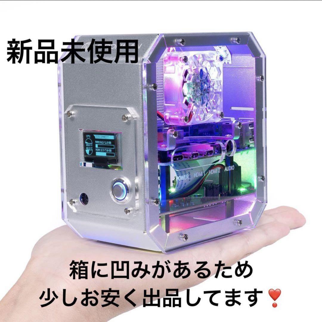 未使用★ Pironman Raspberry Pi 4 用のケース