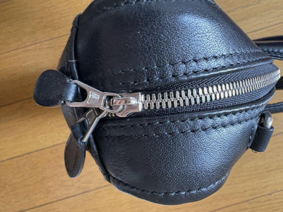[美品]BALENCIAGA ブラック トライアングルショルダーバッグ