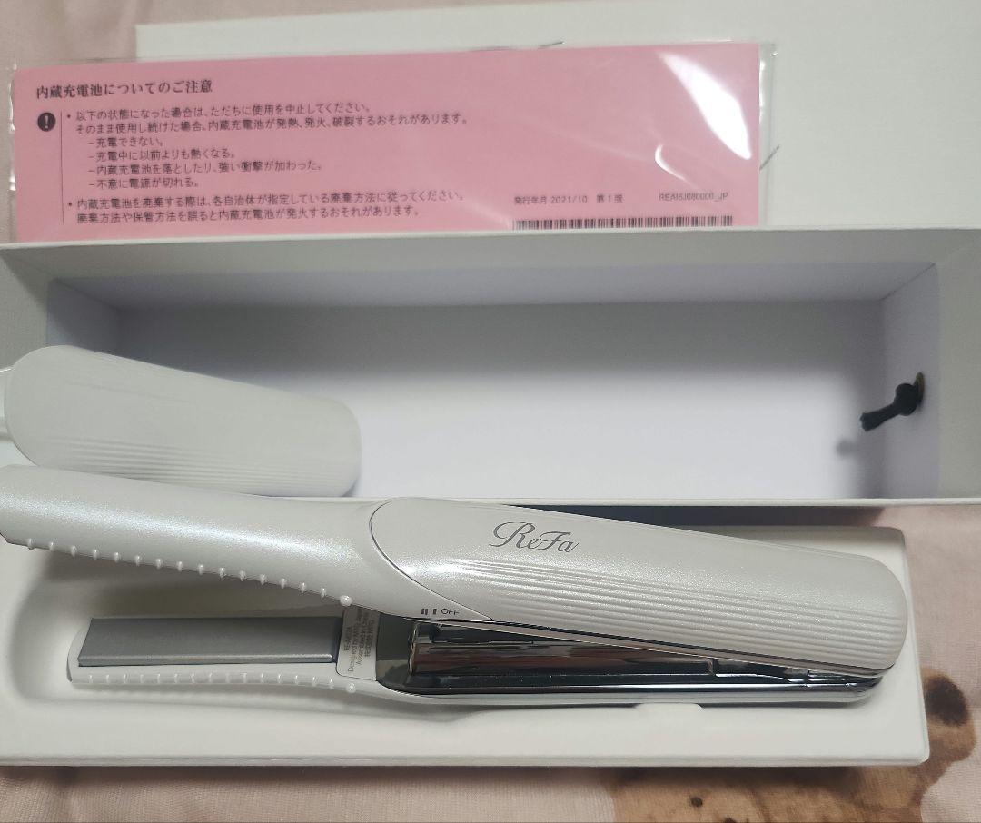 Refa リファフィンガーアイロン ホワイト 初期オンライン