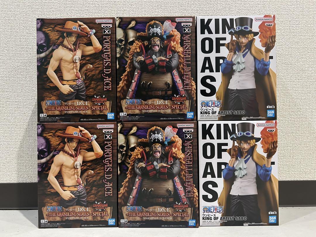 ワンピース フィギュア 36体 まとめ売り③DXF KING OF ARTIST ワンピース dxf king of artist フィギュア 3種6体セット - メルカリ