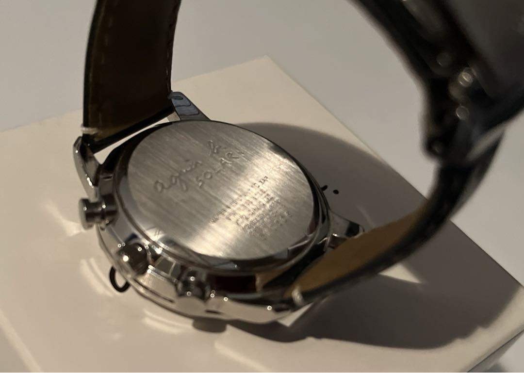 極美品】 agnes b. マルチェロ アニエスベー クロノグラフ