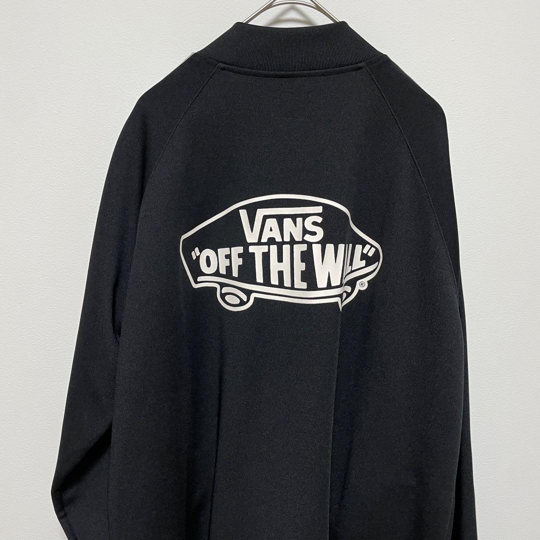 極美品 L VANS バンズ ブルゾン チェッカー柄 MA1 トラック