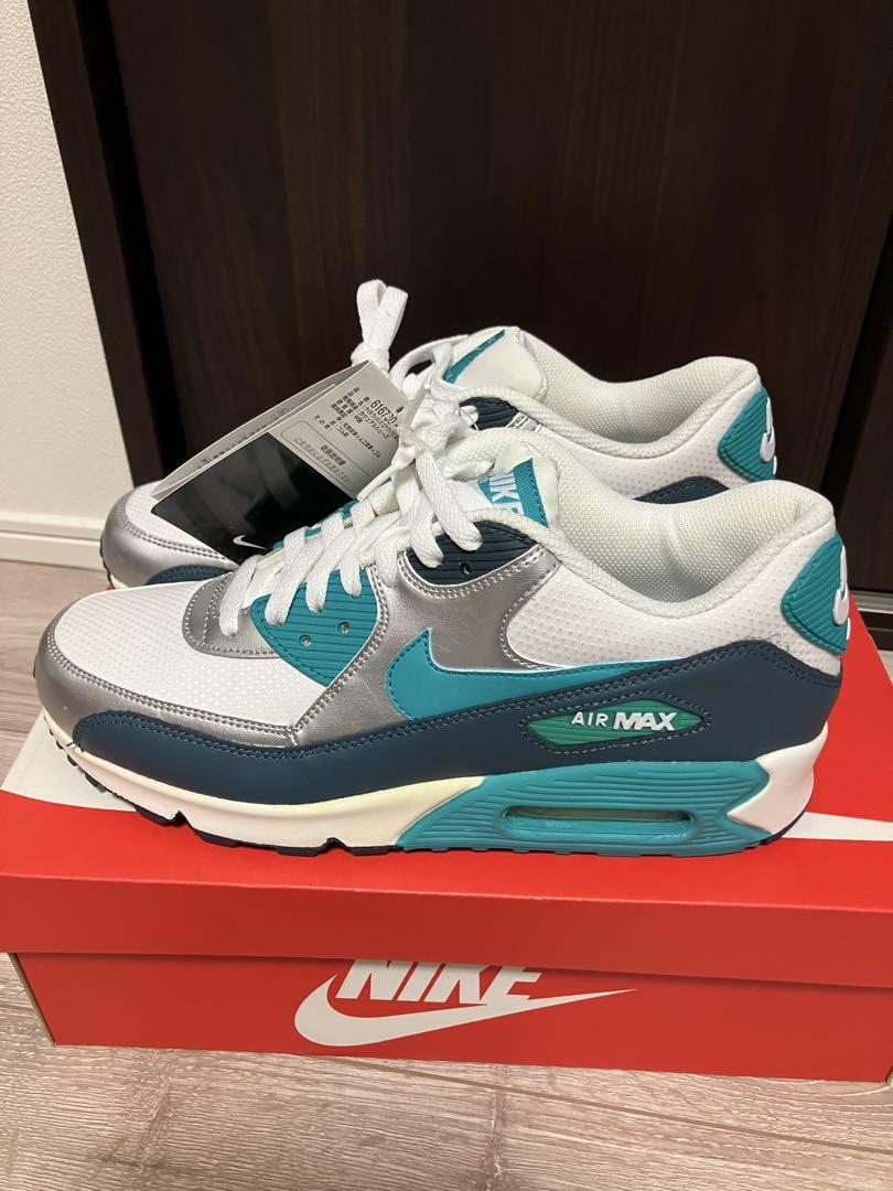 Nike Air Max 90 エッセンシャル　ホワイト/ターコイズ