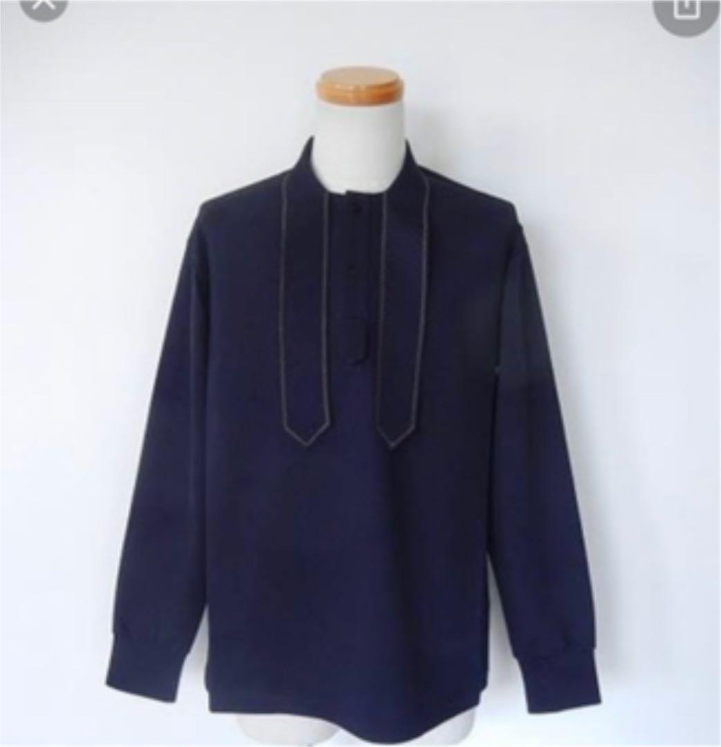 kolor ポンチ素材 ネイビー 長袖 21aw