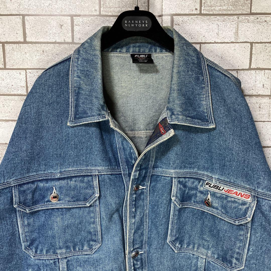激安 購入 オンライン ◇激レア◇fubu デニム トラック ジャケット xxl