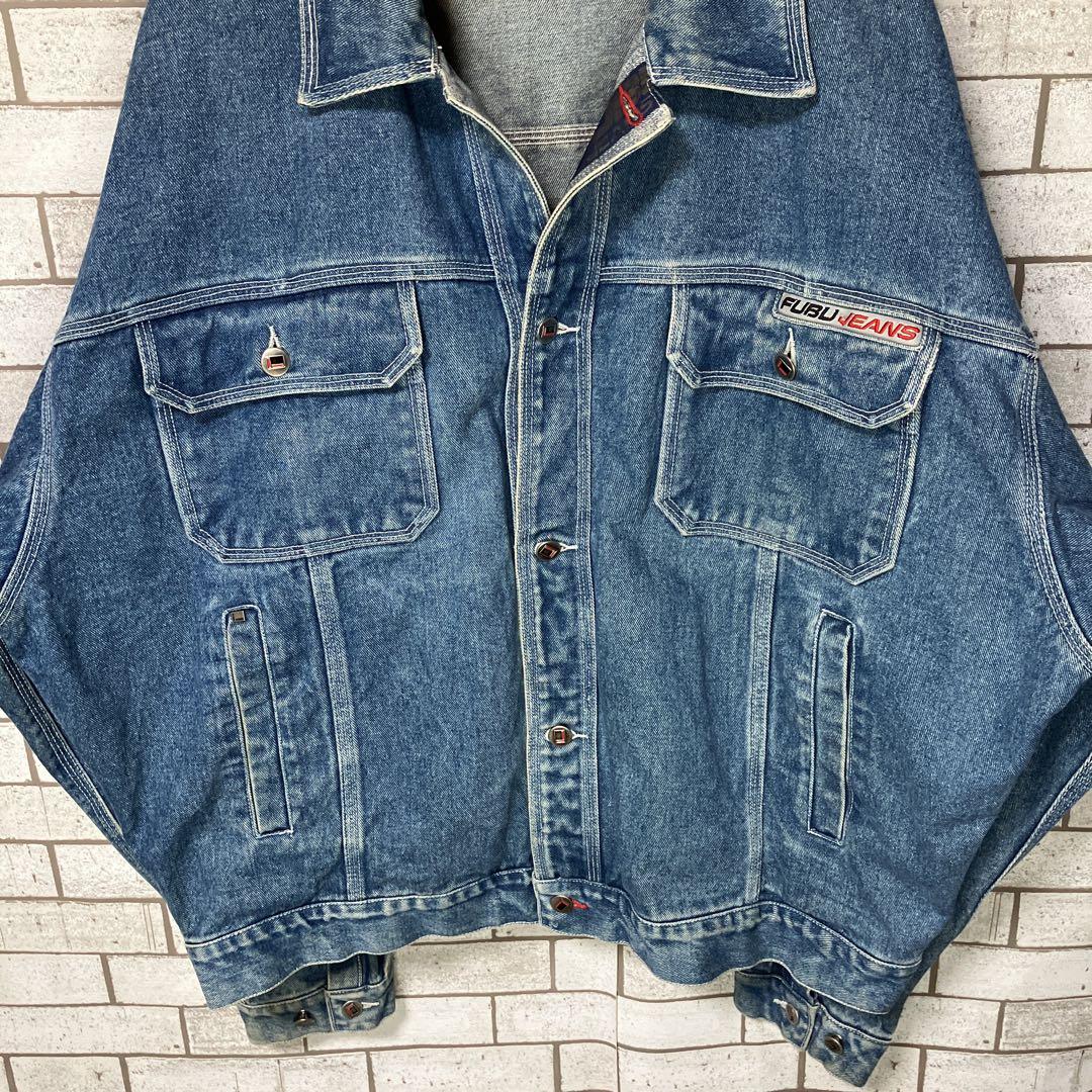 激安 購入 オンライン ◇激レア◇fubu デニム トラック ジャケット xxl