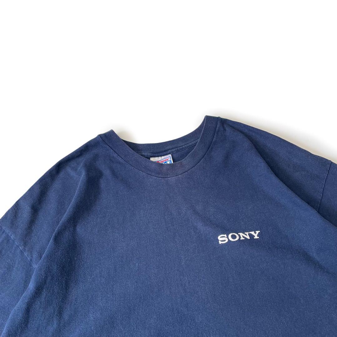 90s 00s Hanes SONY ソニー プロモ 企業 Tシャツ フェード