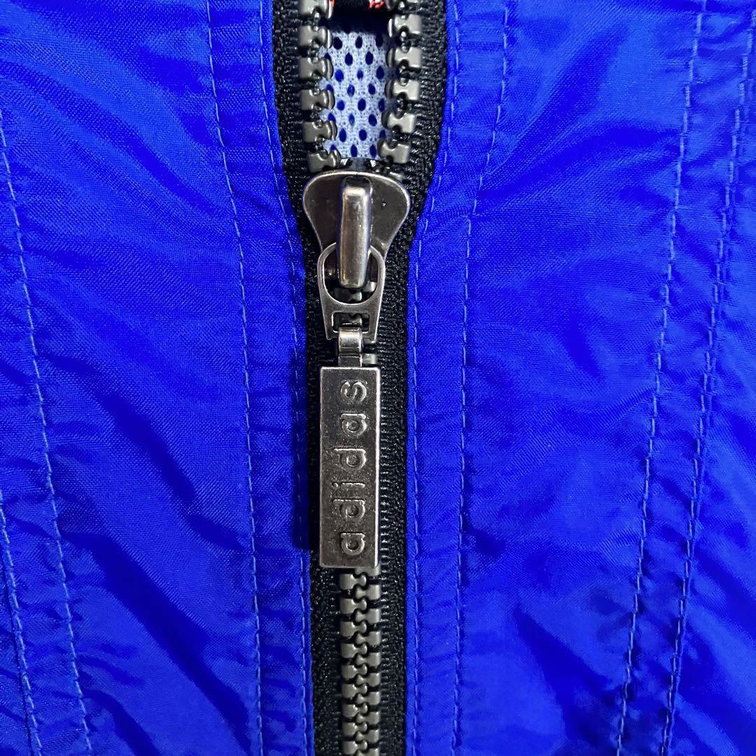 463【90s-00s】adidas ナイロンジャケット　マルチカラー　刺繍L