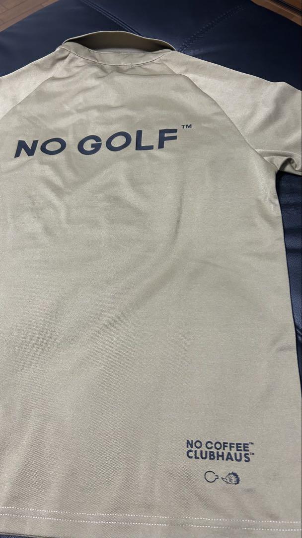 【新品】NO GOLF ポロシャツ カーキ XSサイズ