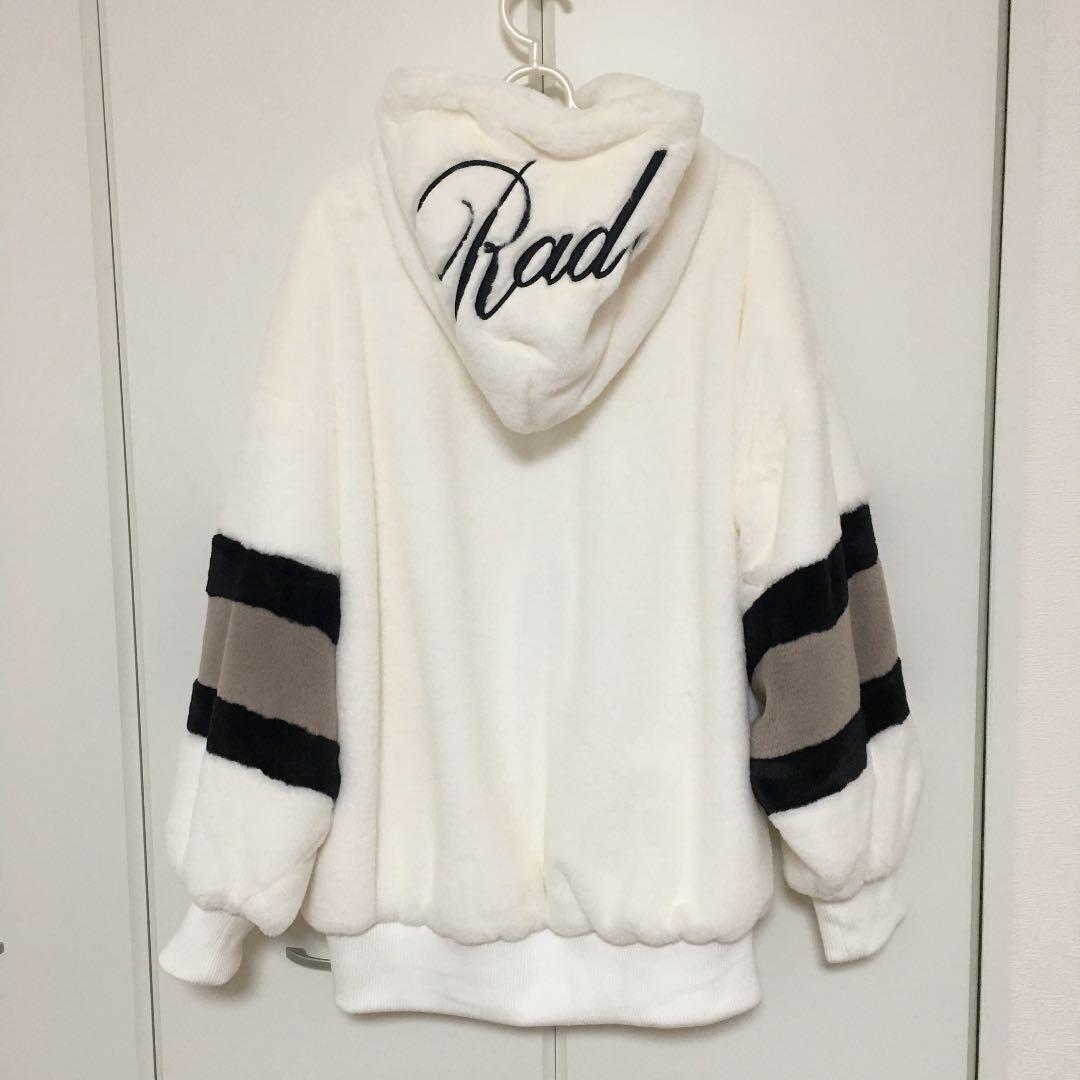 他店圧倒価格♪最安値に挑戦! Rady ファーブルゾン ホワイト M