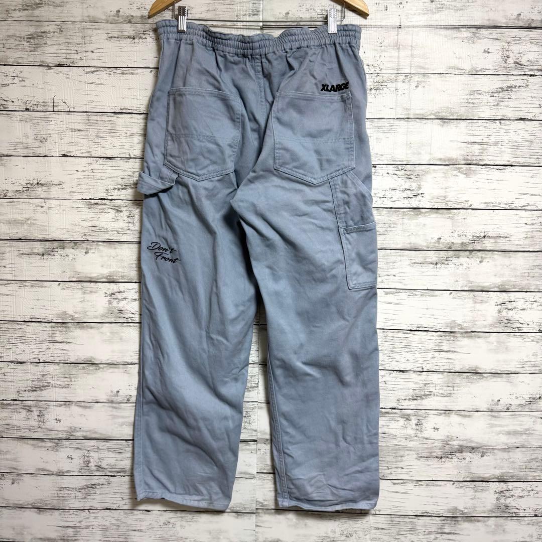 エクストララージ　カーゴ　ジーンズ　インディゴ　ブルー　XLサイズ