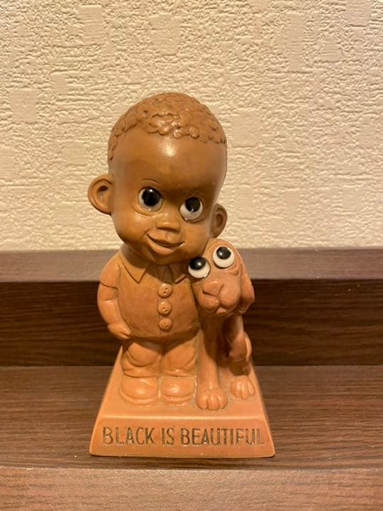 70s ビンテージ メッセージドール BLACK IS BEAUTIFUL 黒人 | tspea.org