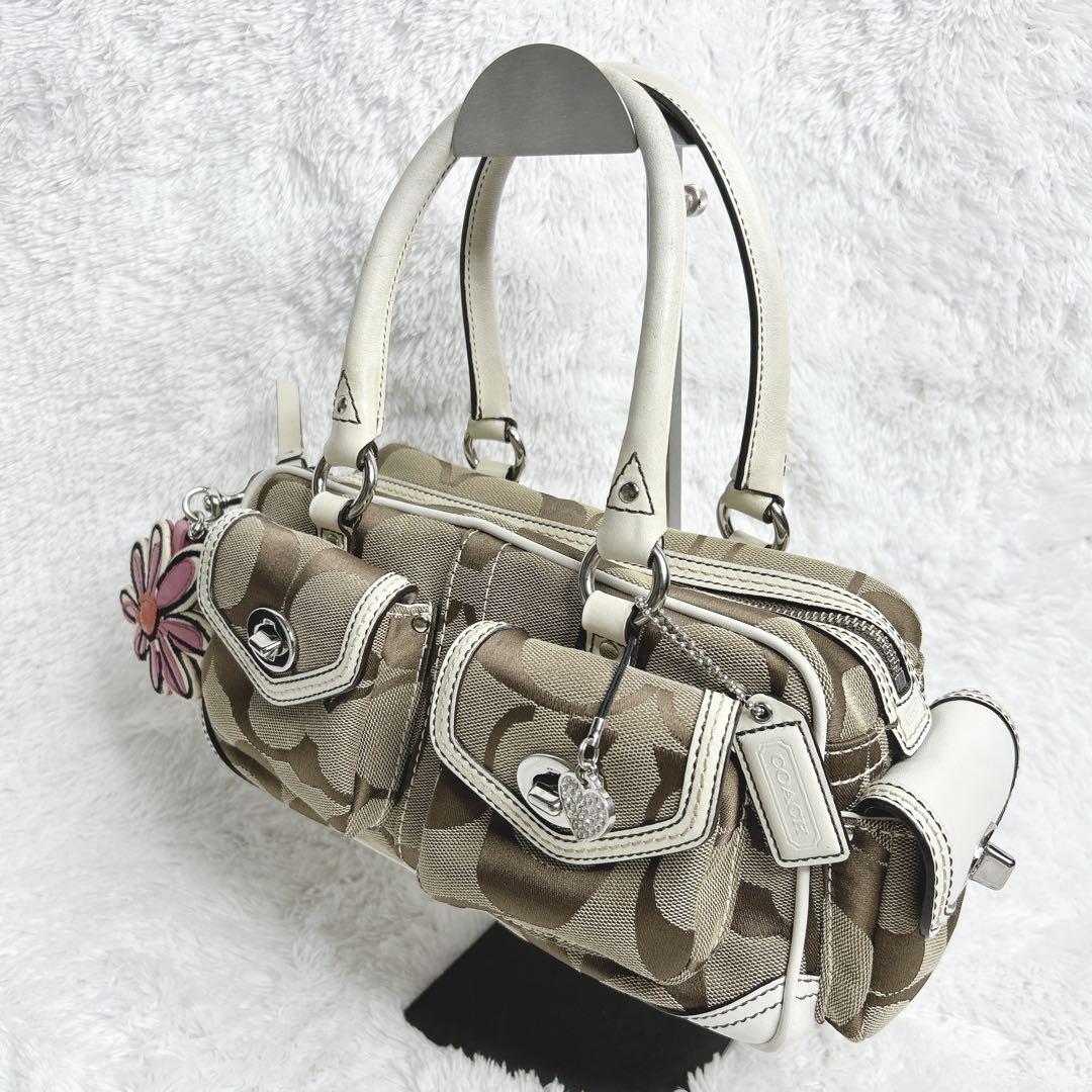 Coach Pocket Flap Legacy Satchel handbag バッグ