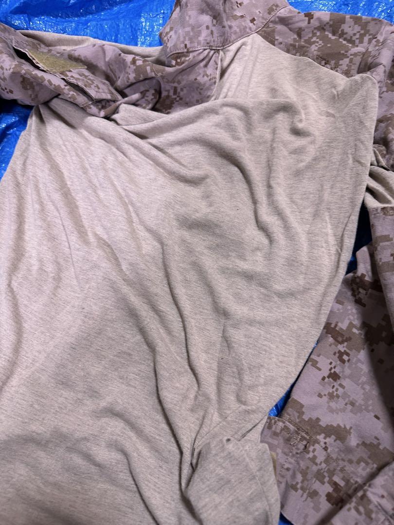 アメリカ軍海兵隊　デザートマーパット　コンバットシャツ　サイズSR