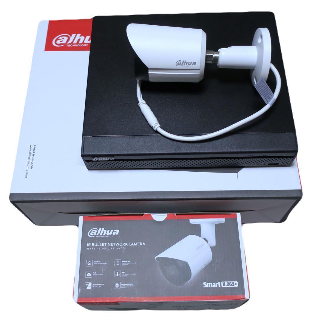 防犯カメラ Dahua製 NVR. レコ-ダ－. 200万画素カメラセット