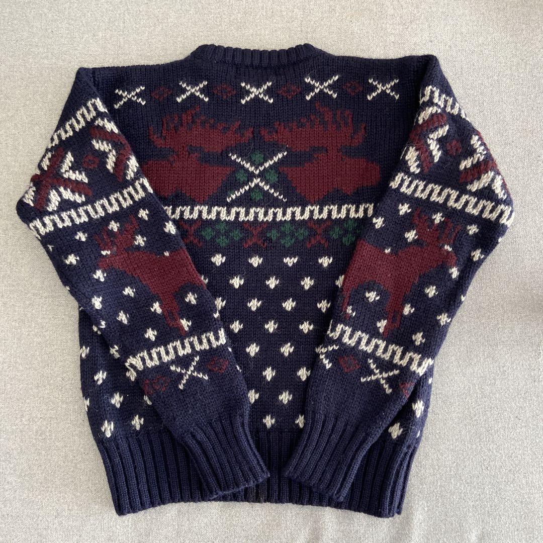 ラルフローレン ニットヴィンテージ kids XL 150 レディース S M