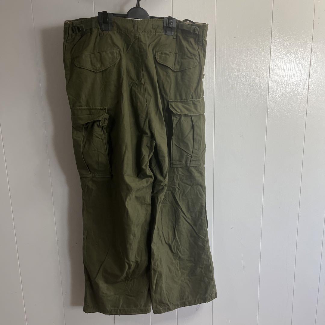 70s 米軍 実物 M65フィールドパンツ ④ LARGE REGULAR 画像4
