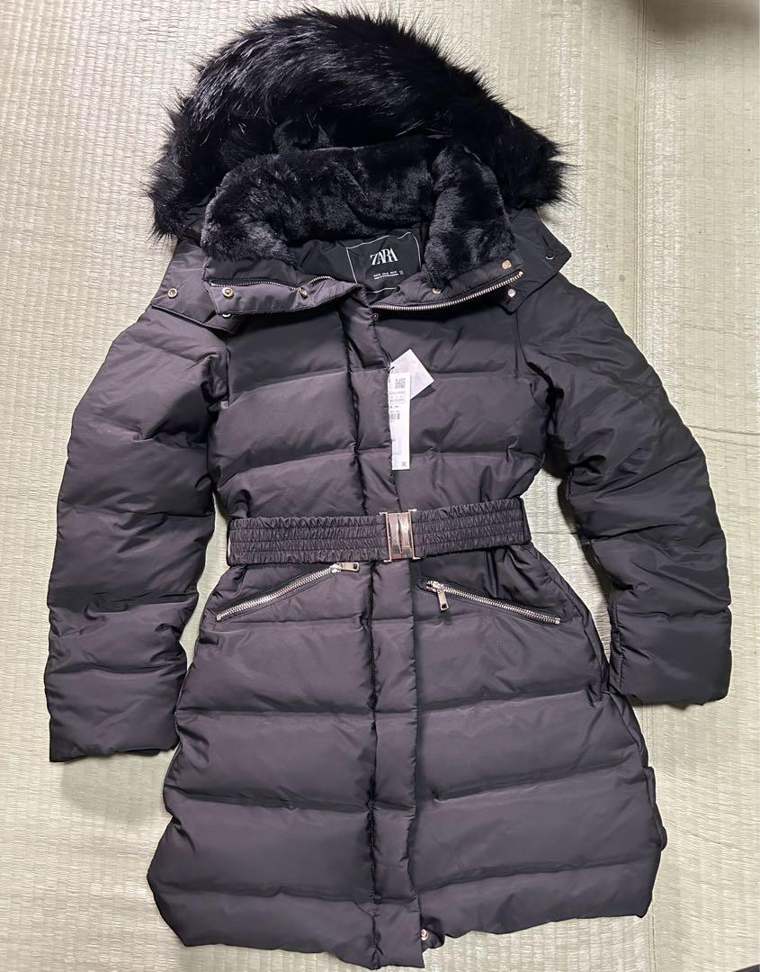 ZARA ファー ベルト ダウンコート