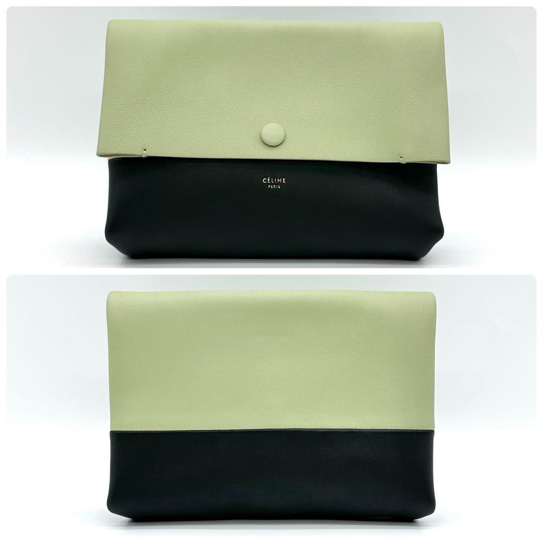 CELINE セリーヌ ショルダーバッグ オールソフト カーフレザー ポーチ付き