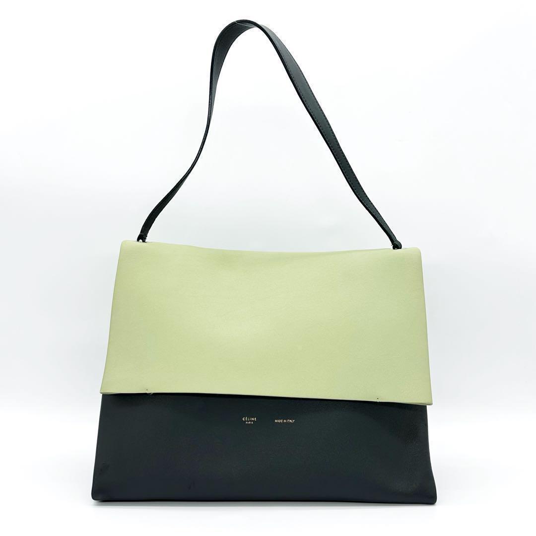CELINE セリーヌ ショルダーバッグ オールソフト カーフレザー ポーチ付き