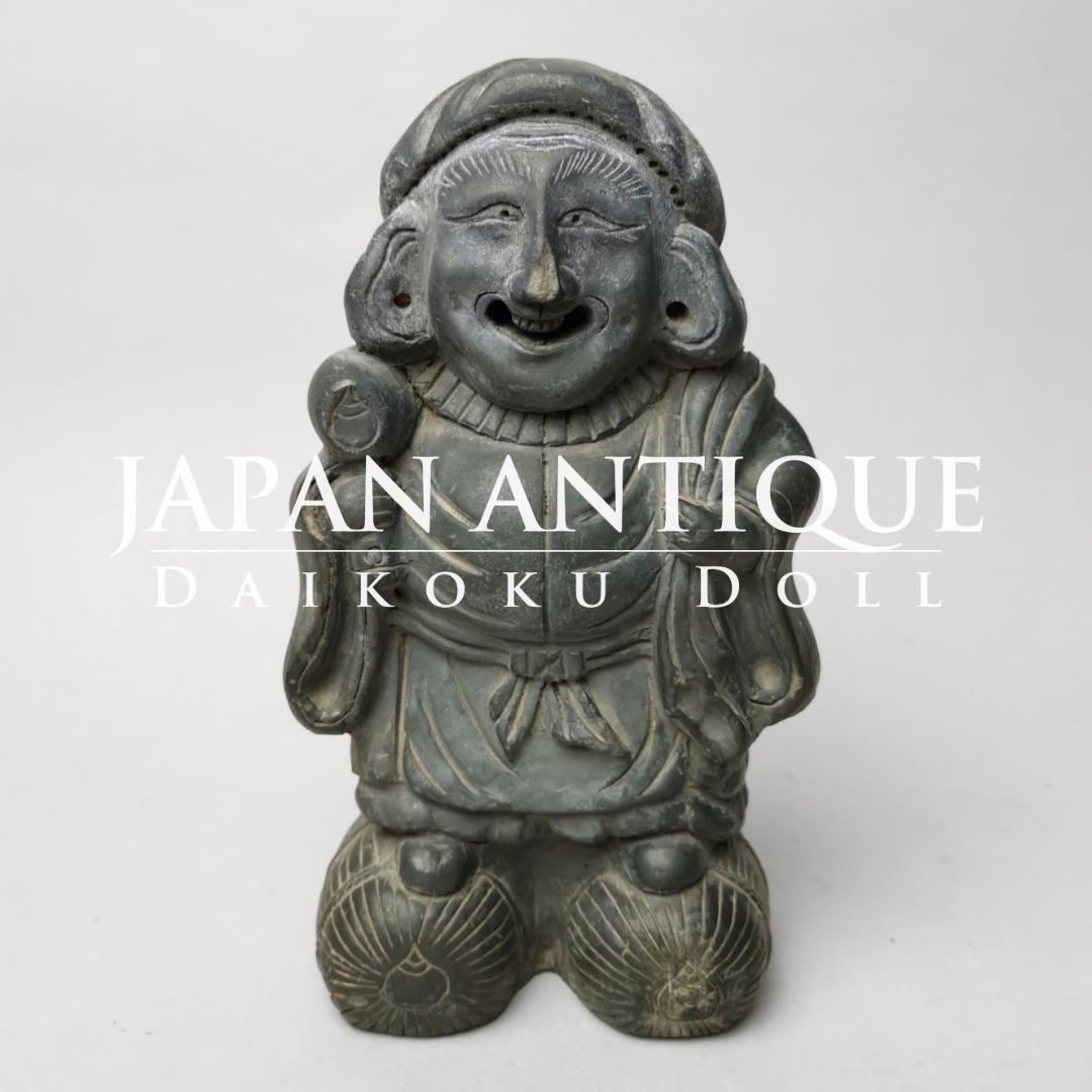 大黒天 鬼瓦 瓦 人形 七福神 恵比寿 大黒 骨董 古道具 時代物 アンティーク