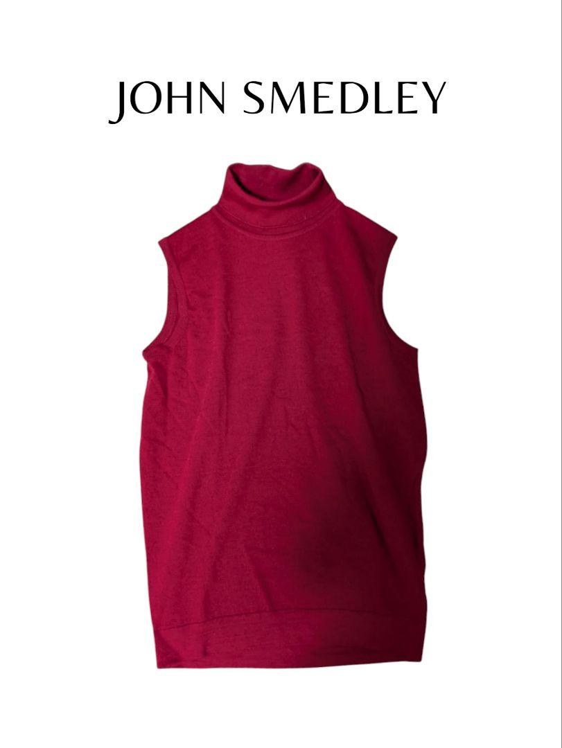 JOHN SMEDLEY ジョンスメドレー ノースリーブ ニット　英国製　美品