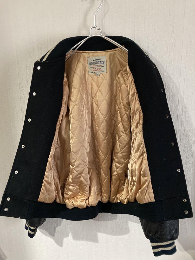ユニバーシティーショップ本格スタジャン　牛革袖 大人気 UNIVERCITY SHOP ユニバーシティショップ スタジャン 本