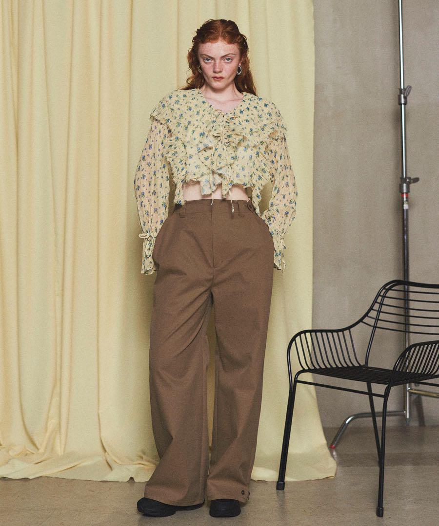 新品　タグ付き　MAISON SPECIAL Ruffle Blouse