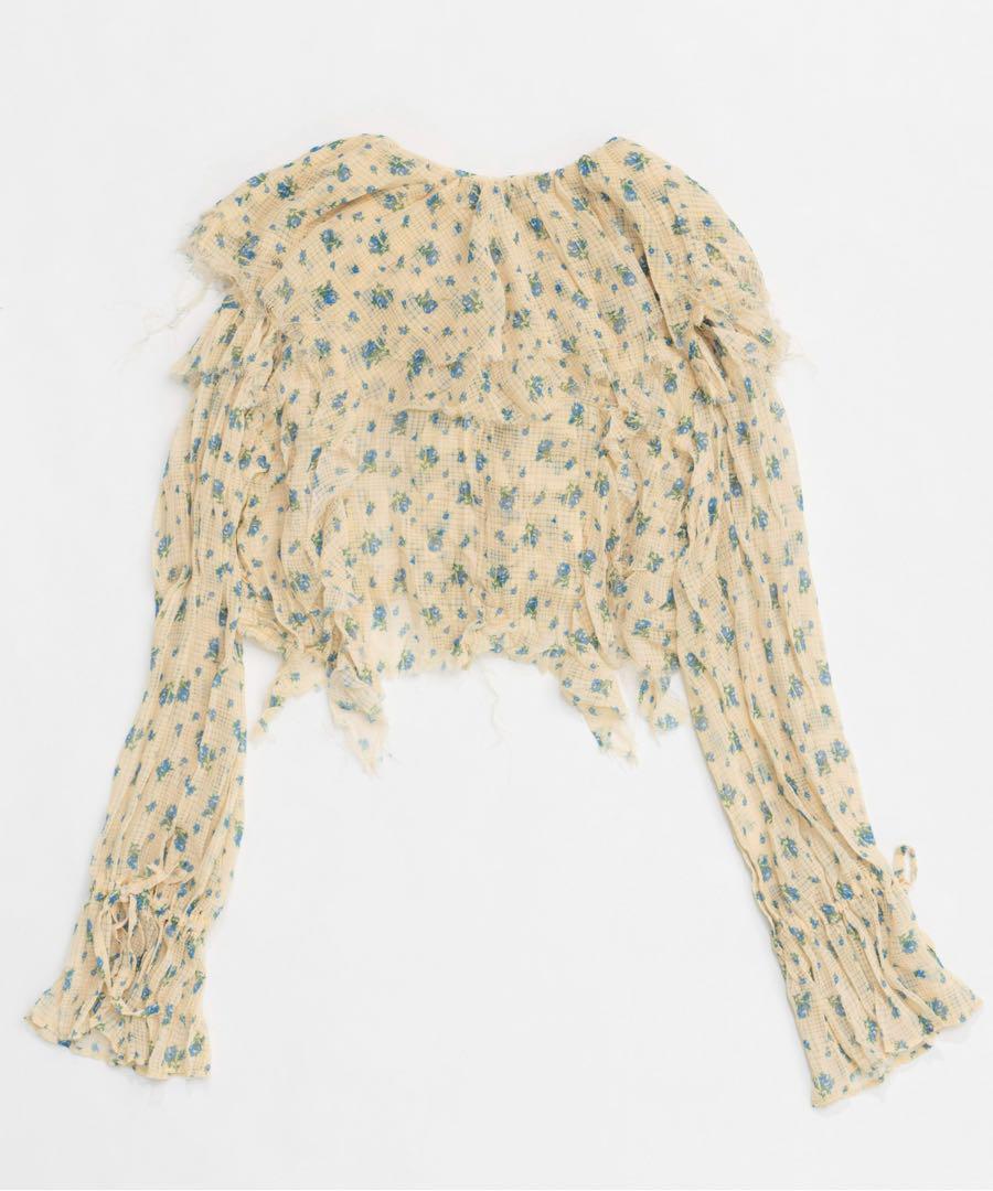新品　タグ付き　MAISON SPECIAL Ruffle Blouse