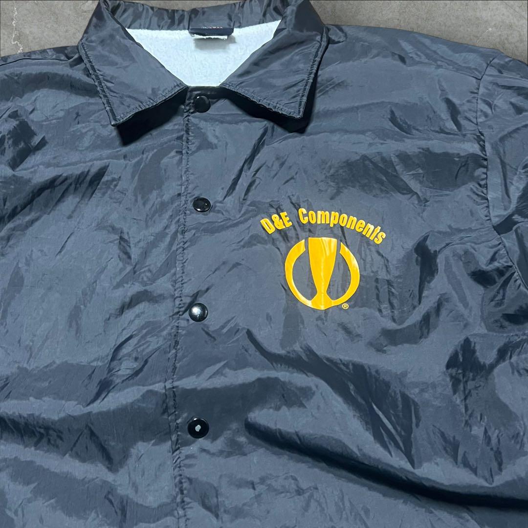 90s HILTON ブロックロゴ ナイロン コーチジャケット USA製 XL