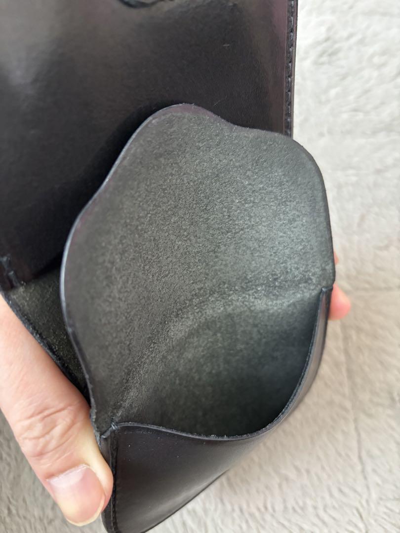 ゴローズ 角型小銭入れ goros フラワーコンチョ カスタム 折り畳み財布 黒