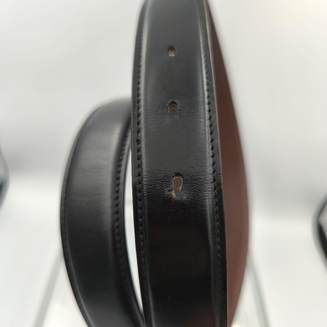 美品✨GUCCI グッチ レザー ベルト シルバー ウエスト78〜83センチ