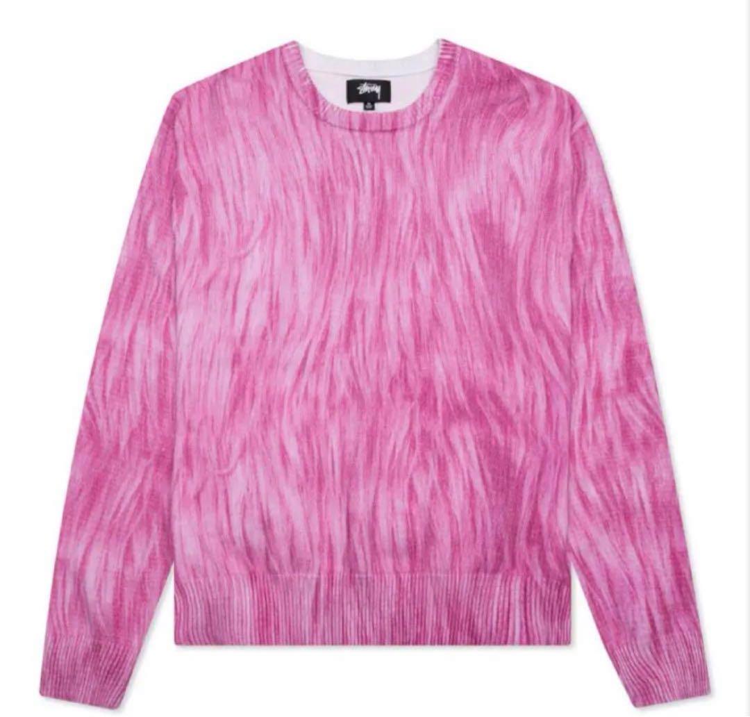 stussy printed fur sweaterニット